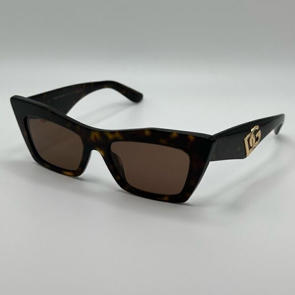 DOLCE&GABBANA Sunglasses DG4435 502/73 Cat Eye Havana Women NEW main image 4
